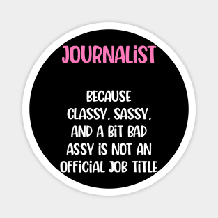 Journalist, Female Journalist Magnet